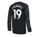 Manchester City Julian Alvarez #19 Tredje matchtröja 2023-24 Långärmad Billigt
